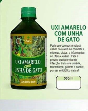 Uxí Amarelo com Unha de Gato Liquido 500ml. - NATUSER