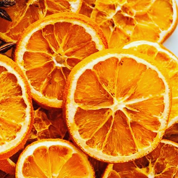 Laranja em Rodelas Desidratada 100g. - A Granel