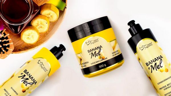 Kit Capilar Banana e Mel - Suave Fragrance