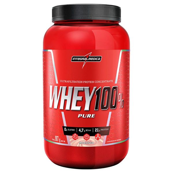 Whey Protein 100% Super Pure 907g. Body Size Pote - Baunilha - IntegralMédica