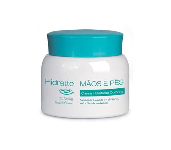 Hidratante Mãos e Pés com Glicerina  240g. - Natucharm Cosmeticos