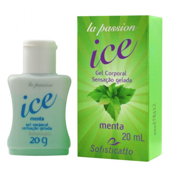 Óleo Corporal Ice Gel Menta 20g. - Sofisticatto Cosmeticos