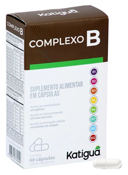 Vitamina Complexo B Dose Maxima  -  60 de 500mg   -  Katigua