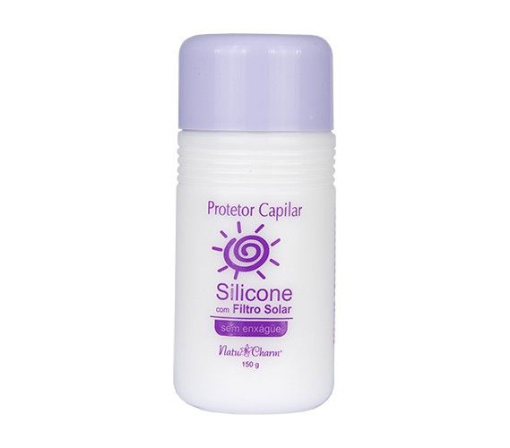 Protetor Capilar de Silicone 150g.  Creme Sem Enxágue - Natucharm