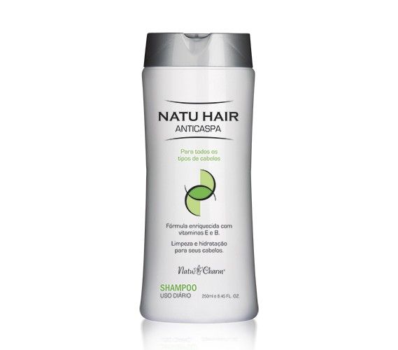 Shampoo Anticaspa Natu Hair - 250ml Natucharm Cosmeticos