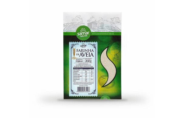 Farinha de Aveia 200g. Samar Naturais