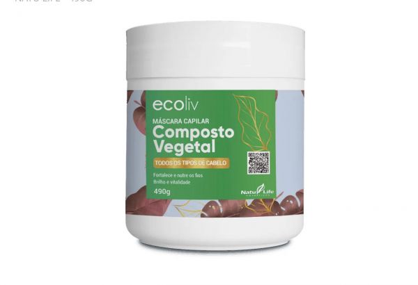 Creme Capilar Composto Vegetal  490g. Natulife Cosmeticos