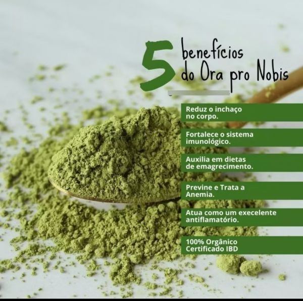 Ora Pró Nobis em Pó Puro - 100g. - A Granel
