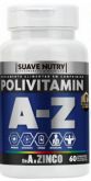 Suplemento Alimentar A-Z 60 Cps de 1000mg. - Suave Nutry Polivitaminico de A a Zinco