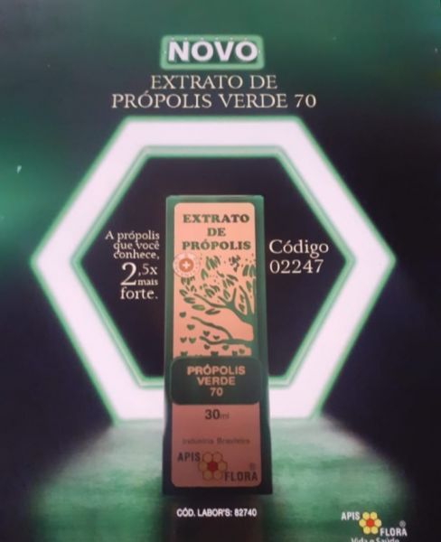 Extrato de Própolis Verde 70 2.5x mais Forte - Apis Flora 30ml