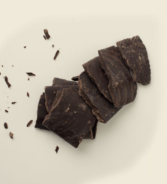 Lascas De Chocolate 52% Vegano e Zero Açucar 100g - A granel