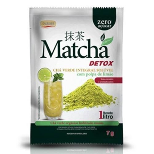 Matcha Detox, Sabor Limão Sache 7g.